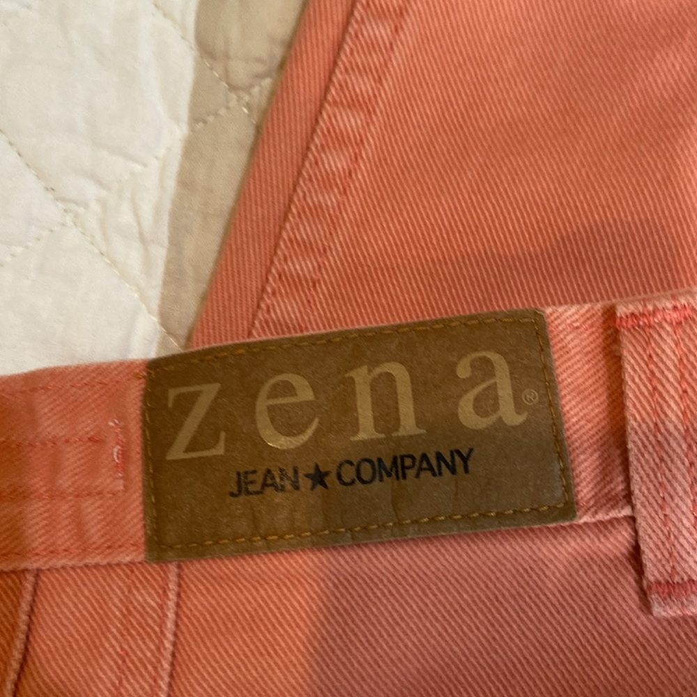 Women's Zena Apricot Colored Jeans size 10 petite. - Picture 7 of 9